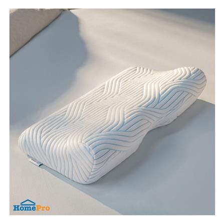 หมอนสุขภาพ เมมโมรี่โฟม TEMPUR MILLENNIUM PILLOW WITH SMARTCOOL TECHNOLOGY ไซซ์ M 54x32x11 ซม. สีขาว_2