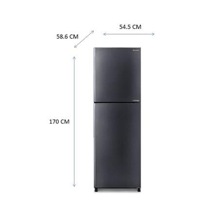 ตู้เย็น 2 ประตู SHARP SJ-XP260T-DK 8.9 คิว สีเงินเข้ม_7