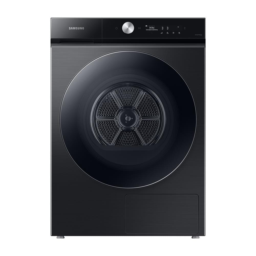 เครื่องอบผ้าฝาหน้า SAMSUNG DV17B9750CV/ST 17 กก. HEAT PUMP สีดำคาเวียร์