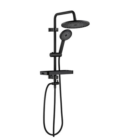 ฝักบัว RAIN SHOWER น้ำอุ่น RASLAND RA BLACK-BLACK สีดำ_0