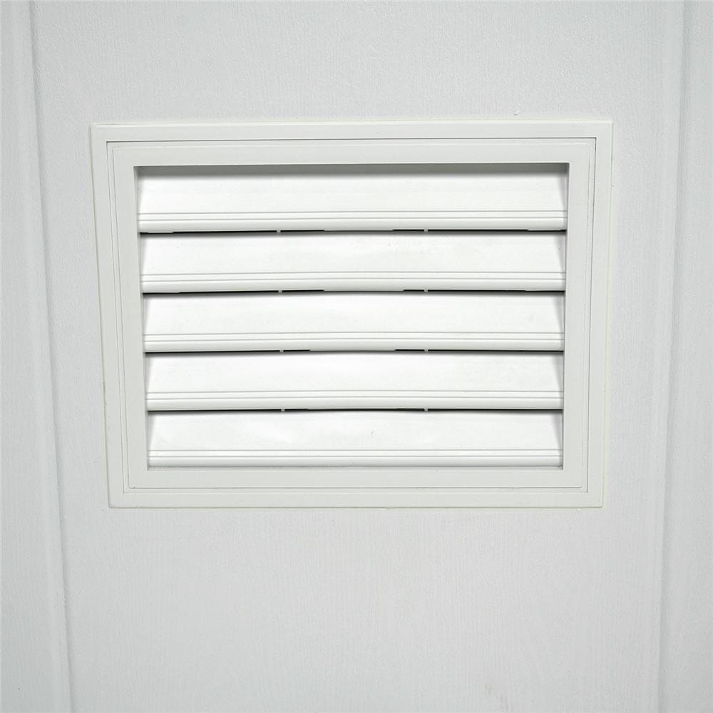 ประตูห้องน้ำ UPVC AZLE PSW20 เกล็ดล่าง 70X200 ซม. สีขาว เจาะลูกบิด