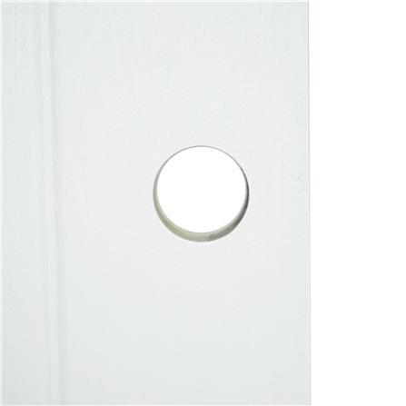 ประตูห้องน้ำ UPVC AZLE PSW20 เกล็ดล่าง 70X200 ซม. สีขาว เจาะลูกบิด_2