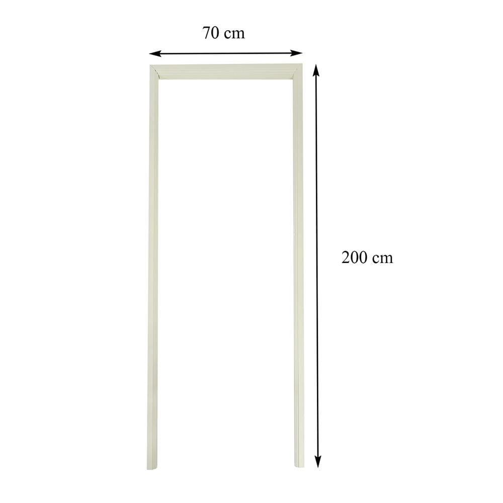 วงกบประตู PVC AZLE 70X200 ซม. สีครีม