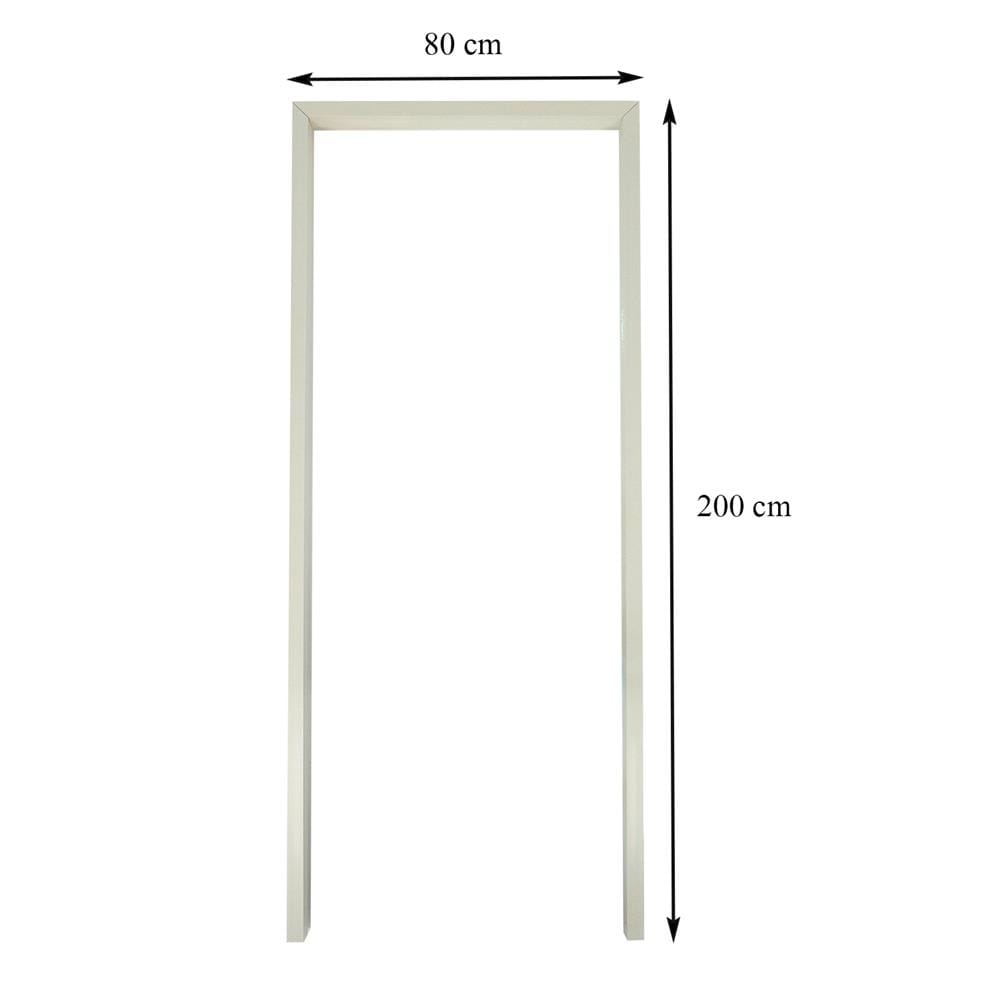 วงกบประตู WPC AZLE 80X200 ซม. ไม่มีสี (ผิวดิบยังไม่ทำสี)