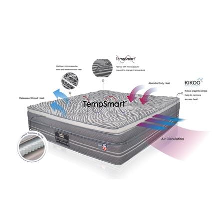 ที่นอนพ็อกเก็ตสปริง 5 ฟุต SLUMBERLAND รุ่น TEMPSMART GRAND REGENT_5