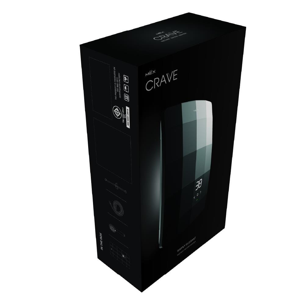 เครื่องทำน้ำอุ่น MEX CRAVE 45E (NE) 4500 วัตต์ สีดำ
