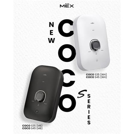 เครื่องทำน้ำอุ่น MEX COCO S35 (MB) 3500 วัตต์ สีดำ_8