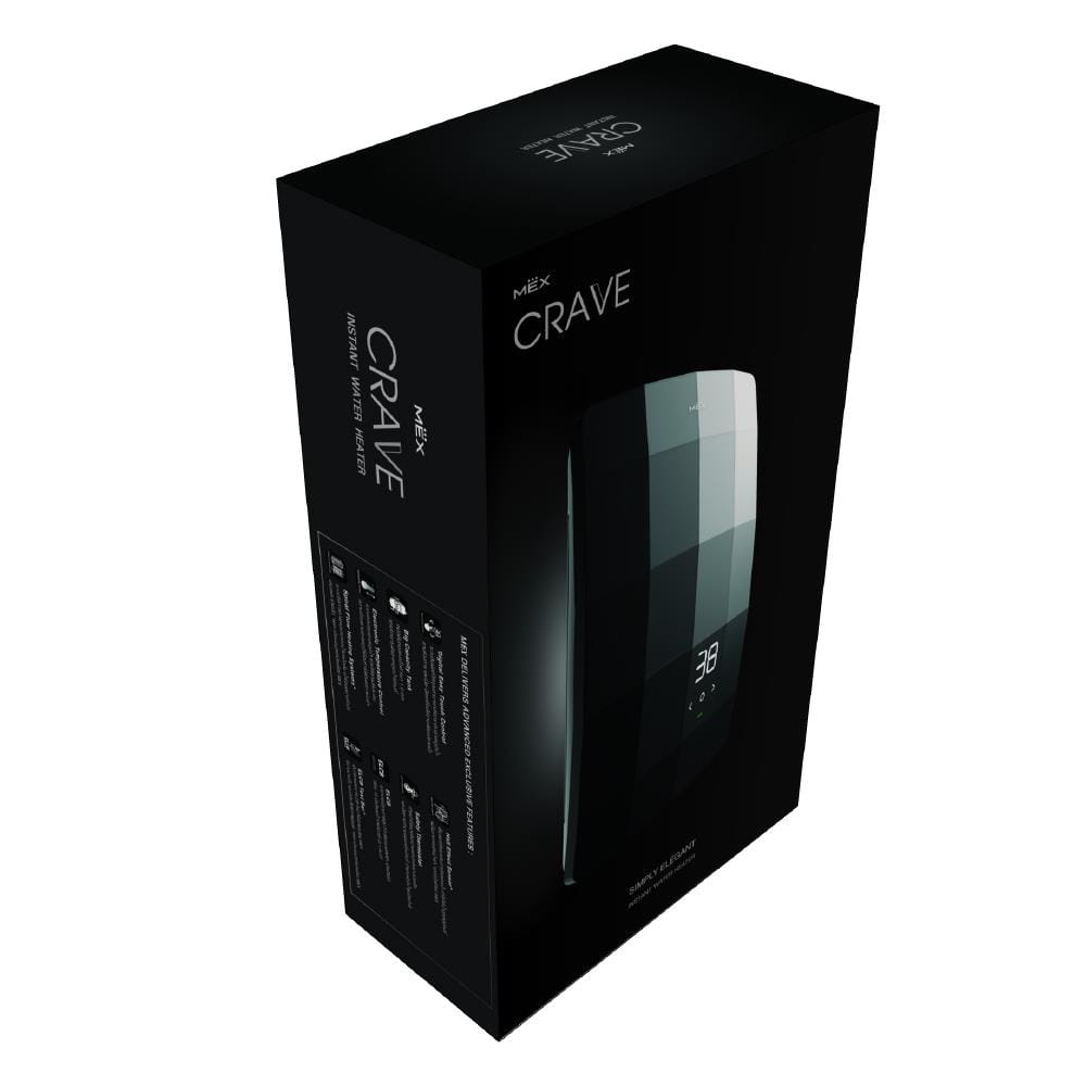 เครื่องทำน้ำอุ่น MEX CRAVE 35E (SA) 3500 วัตต์ สีเงิน