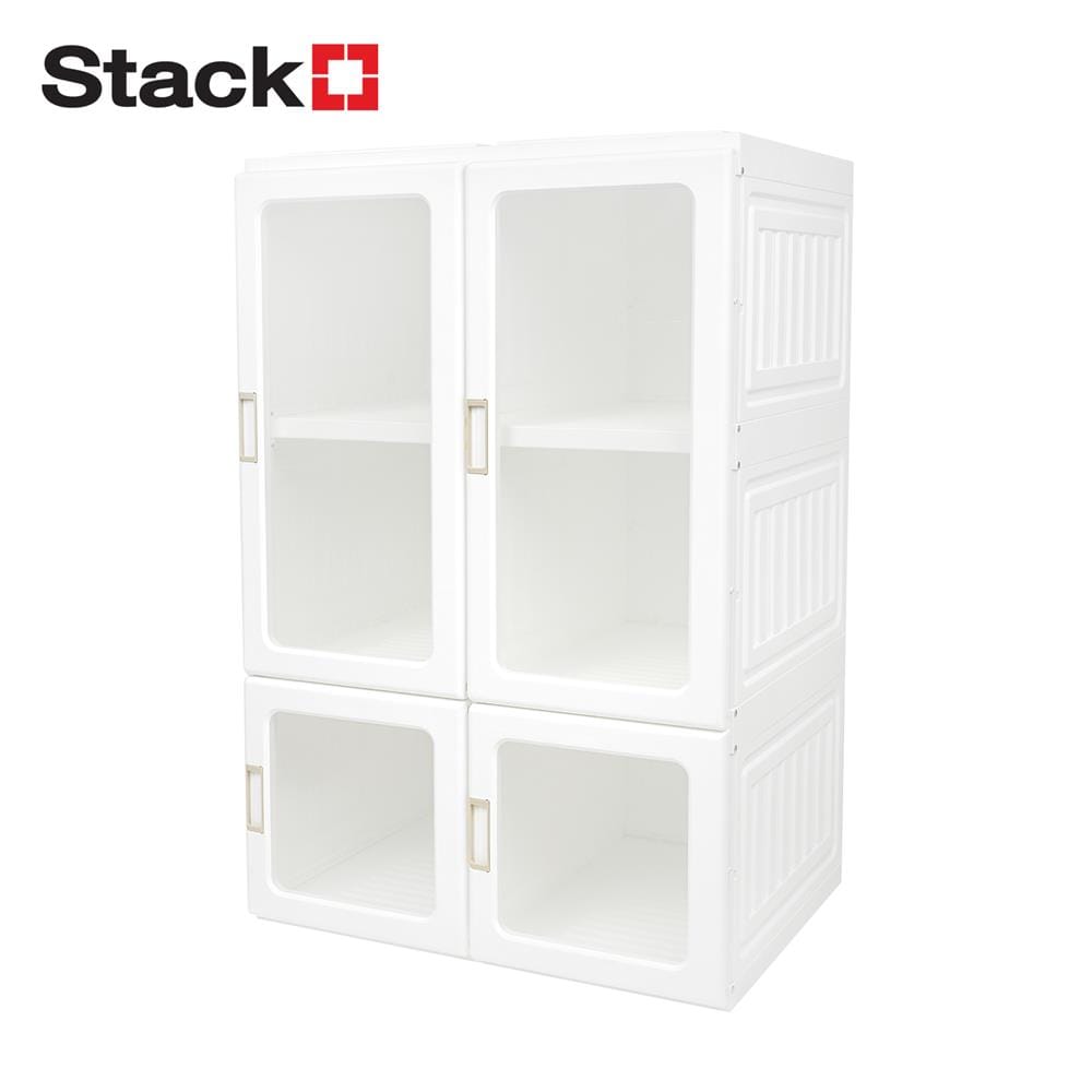 ตู้เสื้อผ้า 3 ชั้น STACKO CLAIRE 69x50x104 ซม. สีขาว_1