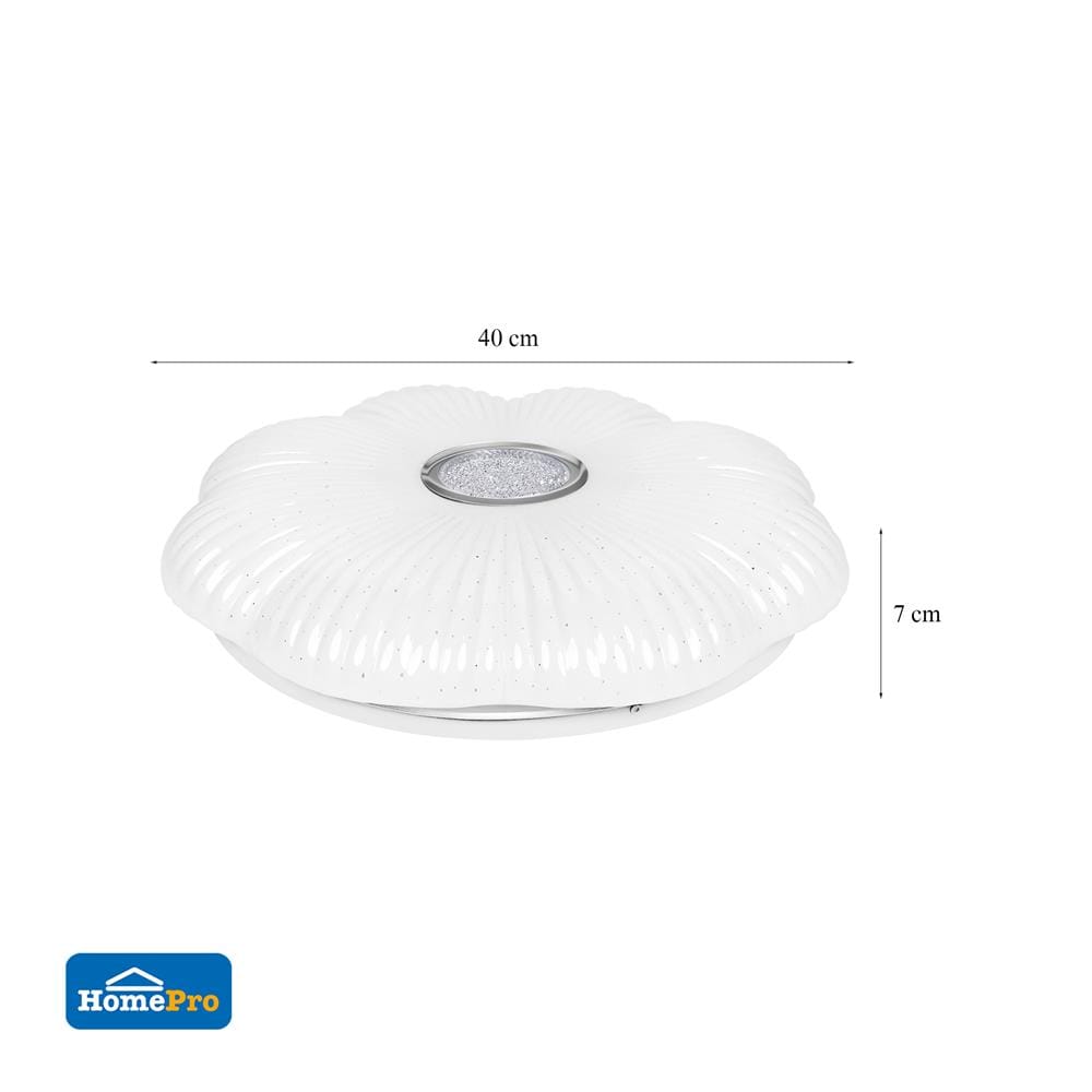 ไฟเพดาน LED CARINI HP-002 3IN1 16 นิ้ว 36 วัตต์ DAYLIGHT/COOL WHITE/WARM WHITE สีขาว