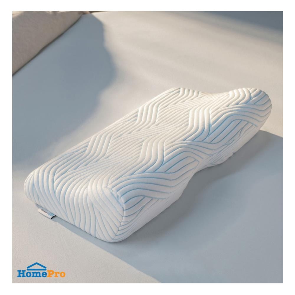หมอนสุขภาพ เมมโมรี่โฟม TEMPUR MILLENNIUM PILLOW WITH SMARTCOOL TECHNOLOGY ไซซ์ L 54x32x12.5 ซม. สีขาว