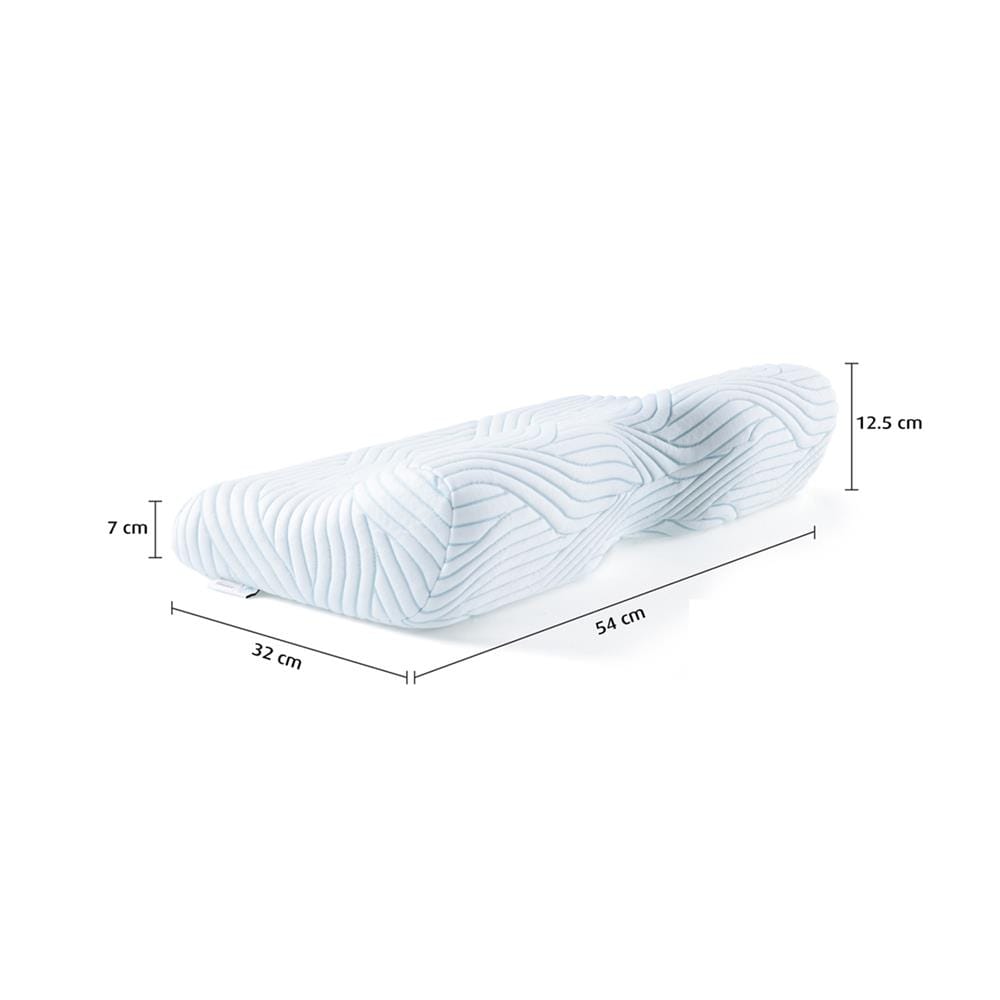 หมอนสุขภาพ เมมโมรี่โฟม TEMPUR MILLENNIUM PILLOW WITH SMARTCOOL TECHNOLOGY ไซซ์ L 54x32x12.5 ซม. สีขาว