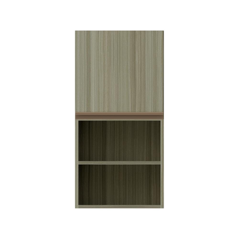 ตู้แขวนเดี่ยวบานเรียบพร้อมชั้น JUPITER SILKY TEAK 40x80 ซม. สีน้ำตาล