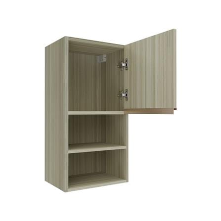 ตู้แขวนเดี่ยวบานเรียบพร้อมชั้น JUPITER SILKY TEAK 40x80 ซม. สีน้ำตาล_2