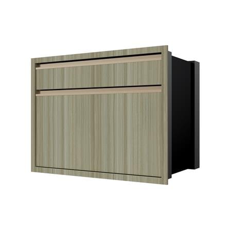 ตู้ลิ้นชัก 2 ชั้น JUPITER SILKY TEAK 87x67 ซม. สีน้ำตาล