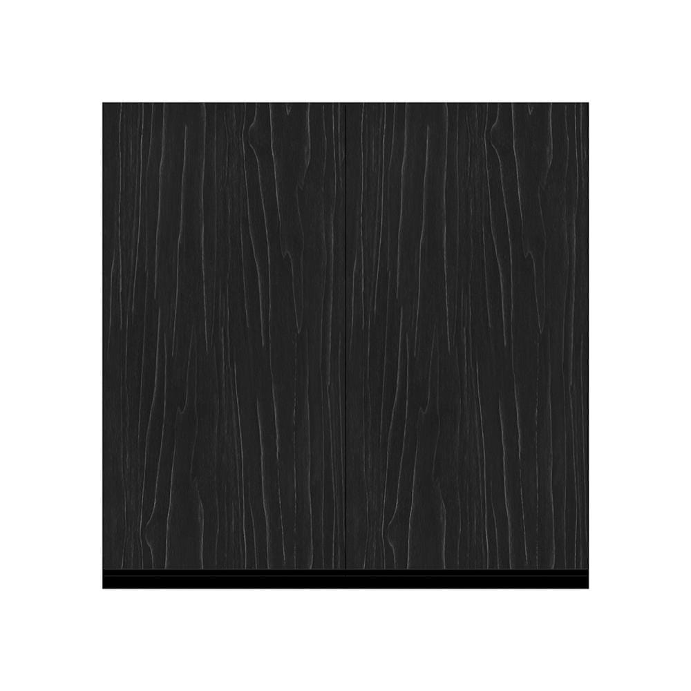 ตู้แขวนคู่ JUPITER SILKY OAK 80x80 ซม. สีดำ