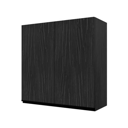 ตู้แขวนคู่ JUPITER SILKY OAK 80x80 ซม. สีดำ_1