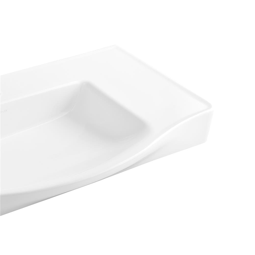 อ่างล้างหน้าวางบนเคาน์เตอร์ KOHLER K-22780X-1-0 สีขาว