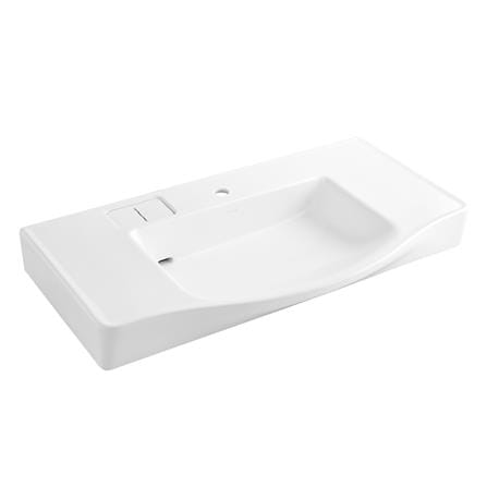 อ่างล้างหน้าวางบนเคาน์เตอร์ KOHLER K-22780X-1-0 สีขาว_0