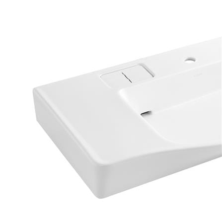 อ่างล้างหน้าวางบนเคาน์เตอร์ KOHLER K-22780X-1-0 สีขาว_1