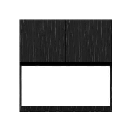 ตู้แขวนคว่ำจาน JUPITER SILKY OAK 80x80 ซม. สีดำ_1