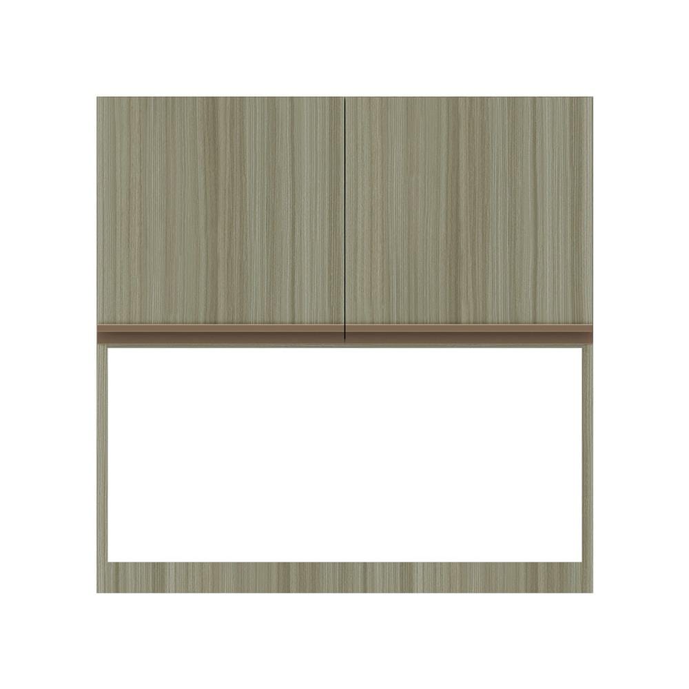 ตู้แขวนคู่พร้อมที่คว่ำจาน JUPITER SILKY TEAK 80x80 ซม. สีน้ำตาล
