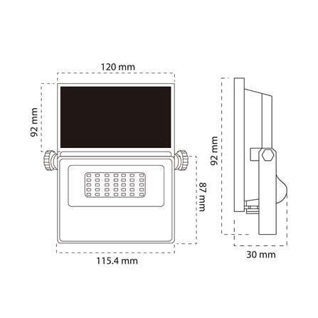 ไฟโซลาร์เซลล์ LED อเนกเประสงค์ TOSHIBA 10 วัตต์ DAYLIGHT_7