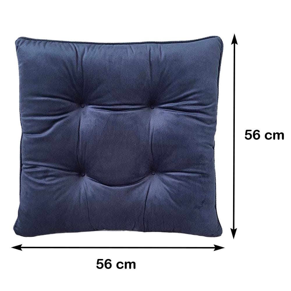 เบาะรองนั่ง HOME LIVING STYLE BALDI 22X22 นิ้ว สีน้ำเงิน