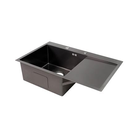 ซิงค์ฝัง 1 หลุม 1 ที่พัก DYNA HOME DH-8050-TS-BK สีดำ_2