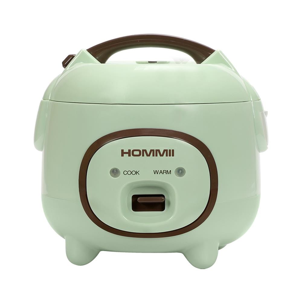 หม้อหุงข้าว MANUAL HOMMII OT-RF03 0.6 ลิตร สีเขียว