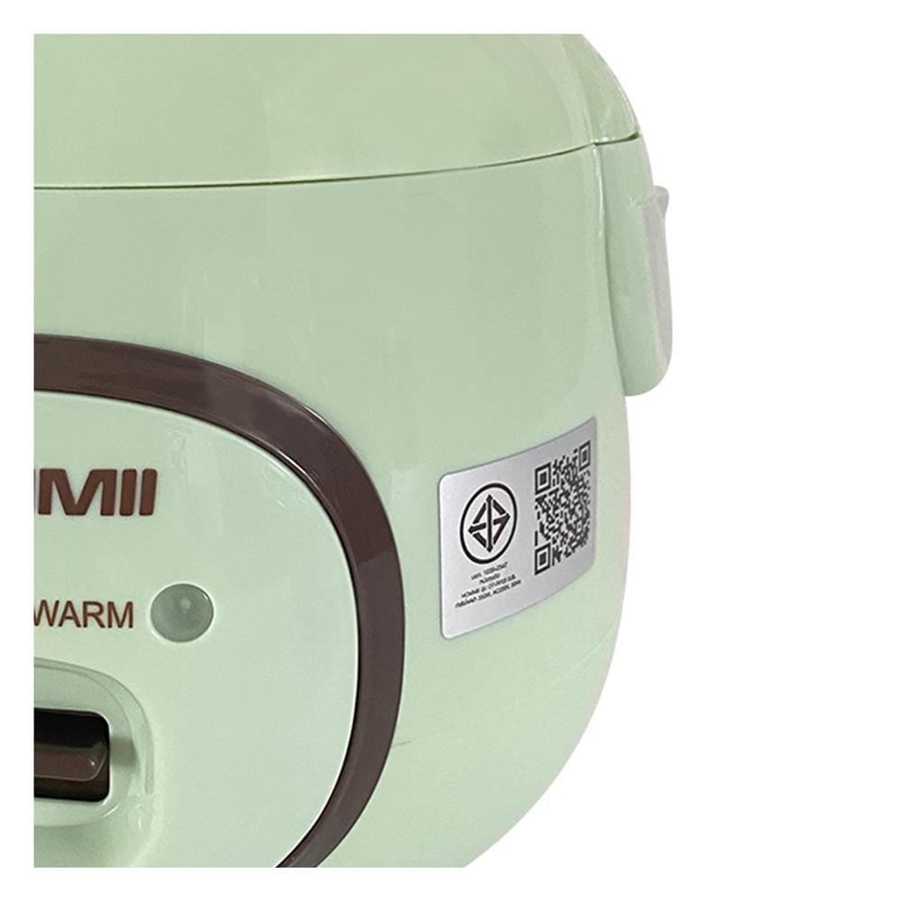 หม้อหุงข้าว MANUAL HOMMII OT-RF03 0.6 ลิตร สีเขียว