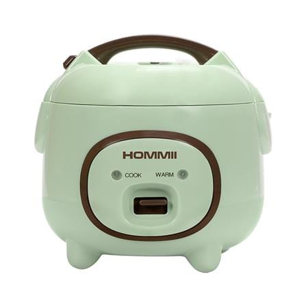 หม้อหุงข้าว MANUAL HOMMII OT-RF03 0.6 ลิตร สีเขียว_0