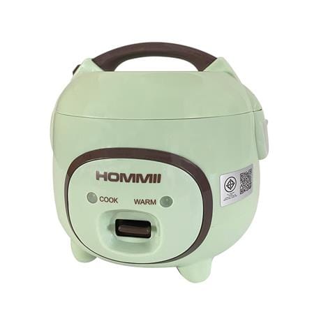 หม้อหุงข้าว MANUAL HOMMII OT-RF03 0.6 ลิตร สีเขียว_1