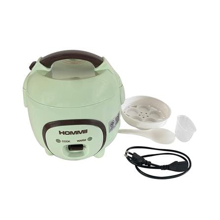 หม้อหุงข้าว MANUAL HOMMII OT-RF03 0.6 ลิตร สีเขียว_2
