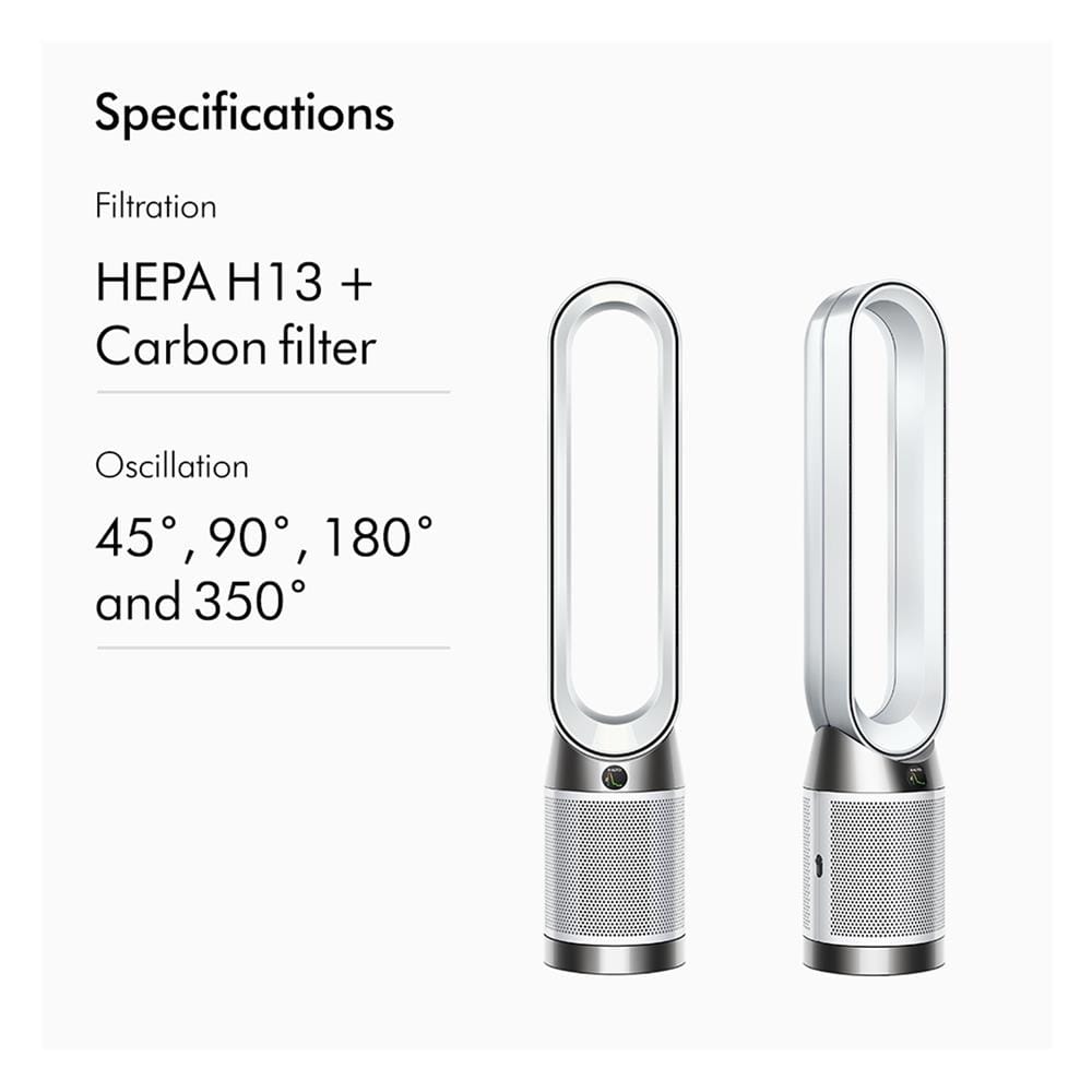 เครื่องฟอกอากาศ 27 ตร.ม. DYSON TP10 สีขาว