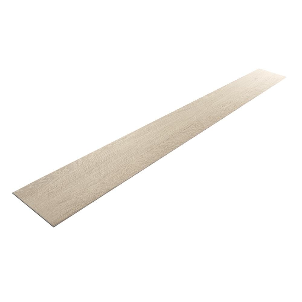 พื้นชานพักบันได SPC ตราเพชร PLUS 120X18X0.5 ซม. สีเบจ (แพ็ก 12 แผ่น)