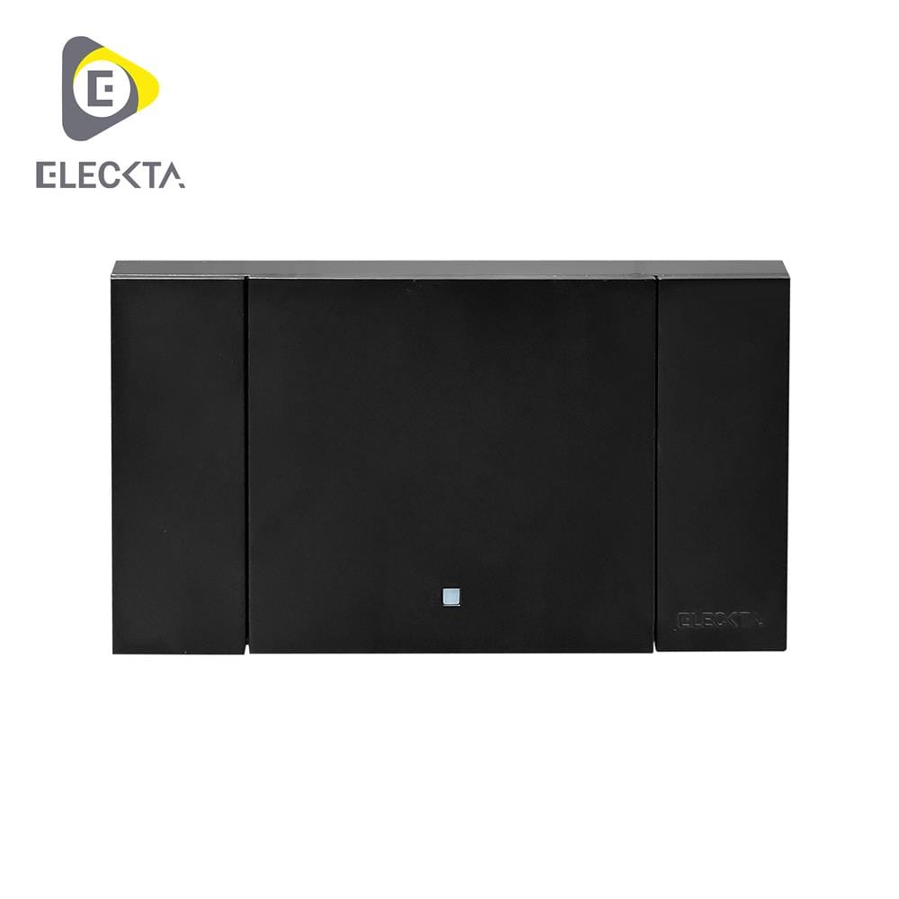 ชุดสวิตช์ 1 ทาง 1 ช่อง ELECKTA VERVE สีดำ