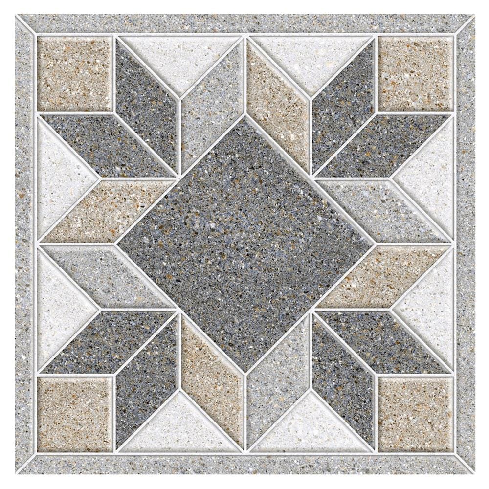 กระเบื้องพื้น 40x40 ซม. TARA สแควร์ บ๊อกซ์ น้ำตาล 0.96 ตร.ม.