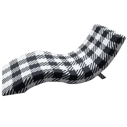 เตียงริมสระ IVY ZEBRA SUNBED SB015 สีขาว/ดำ_0