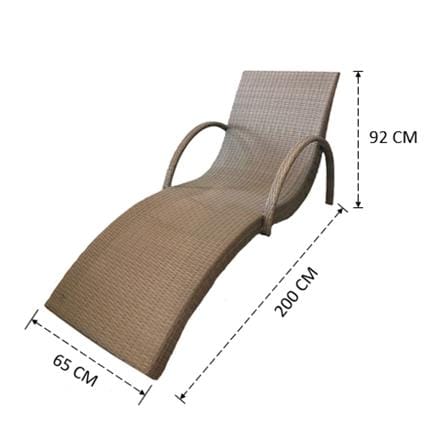 เตียงริมสระ IVY MAYA SUNBED SB005 สีน้ำตาล_2