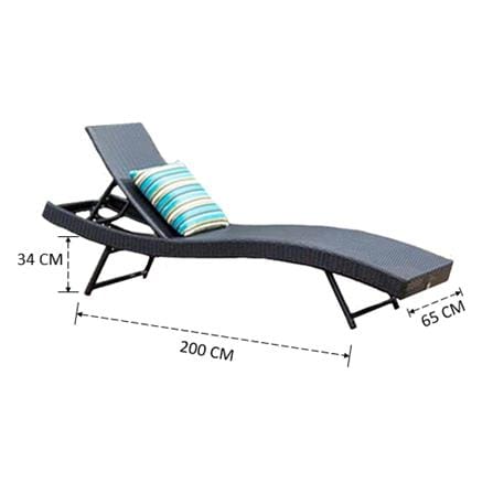 เตียงริมสระ IVY SOUL SUNBED SB019 สีน้ำตาล_2