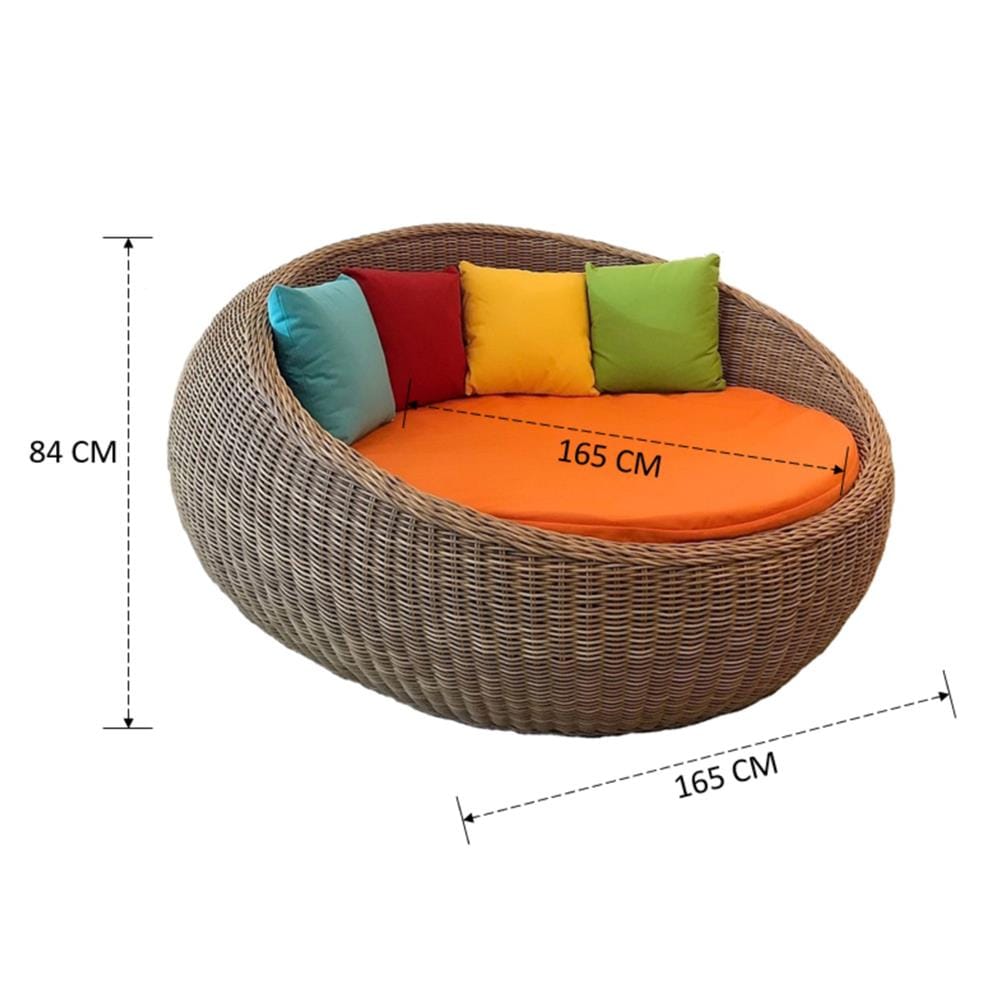 เตียงพักผ่อน IVY OCEAN DAYBED DB028 สีน้ำตาล