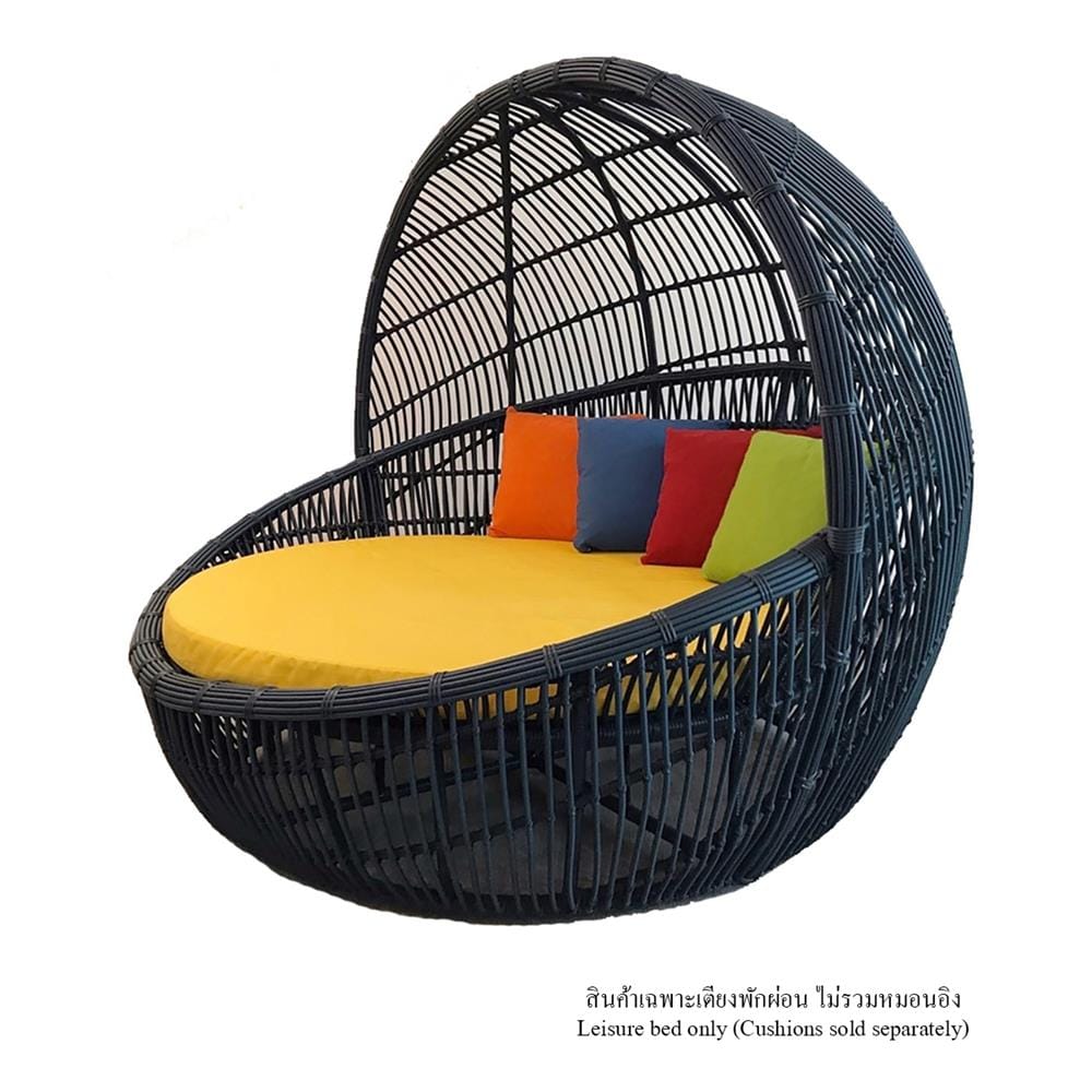เตียงพักผ่อน IVY PACMAN DARK DB037 สีน้ำตาลเข้ม