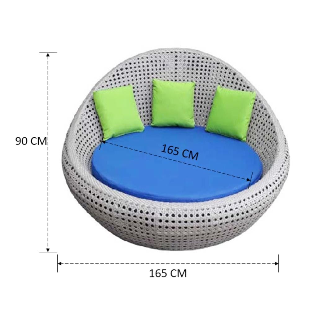 เตียงพักผ่อน IVY APOLLO DAYBED DB014 สีขาว