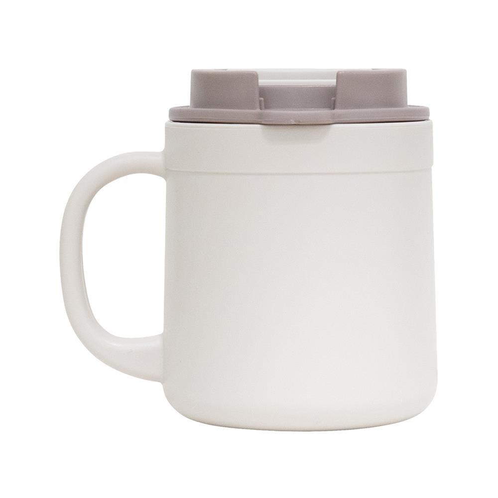 แก้วน้ำมีฝา 0.44 ลิตร DOUBLE LOCK TABLE MUG NO.1805 สีเบจ
