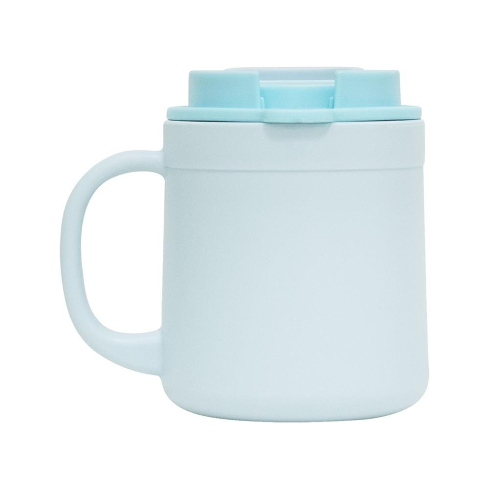 แก้วน้ำมีฝา 0.44 ลิตร DOUBLE LOCK TABLE MUG NO.1805 สีฟ้า