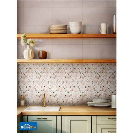 กระเบื้องผนัง 25x40 ซม. TARA ฟลอร่าโรส พิงค์ 1 ตร.ม._4