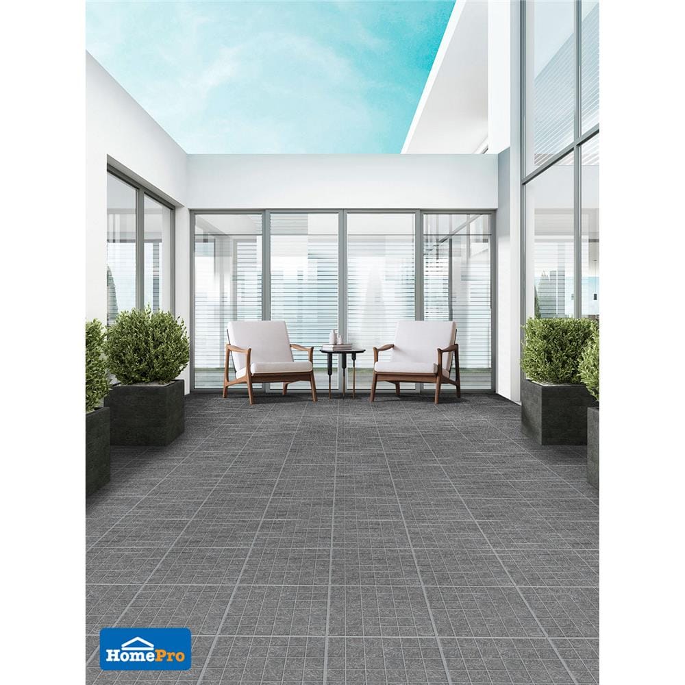กระเบื้องพื้น 12x12 นิ้ว DURAGRES ซูล่า เทาเข้ม A 1 ตร.ม.