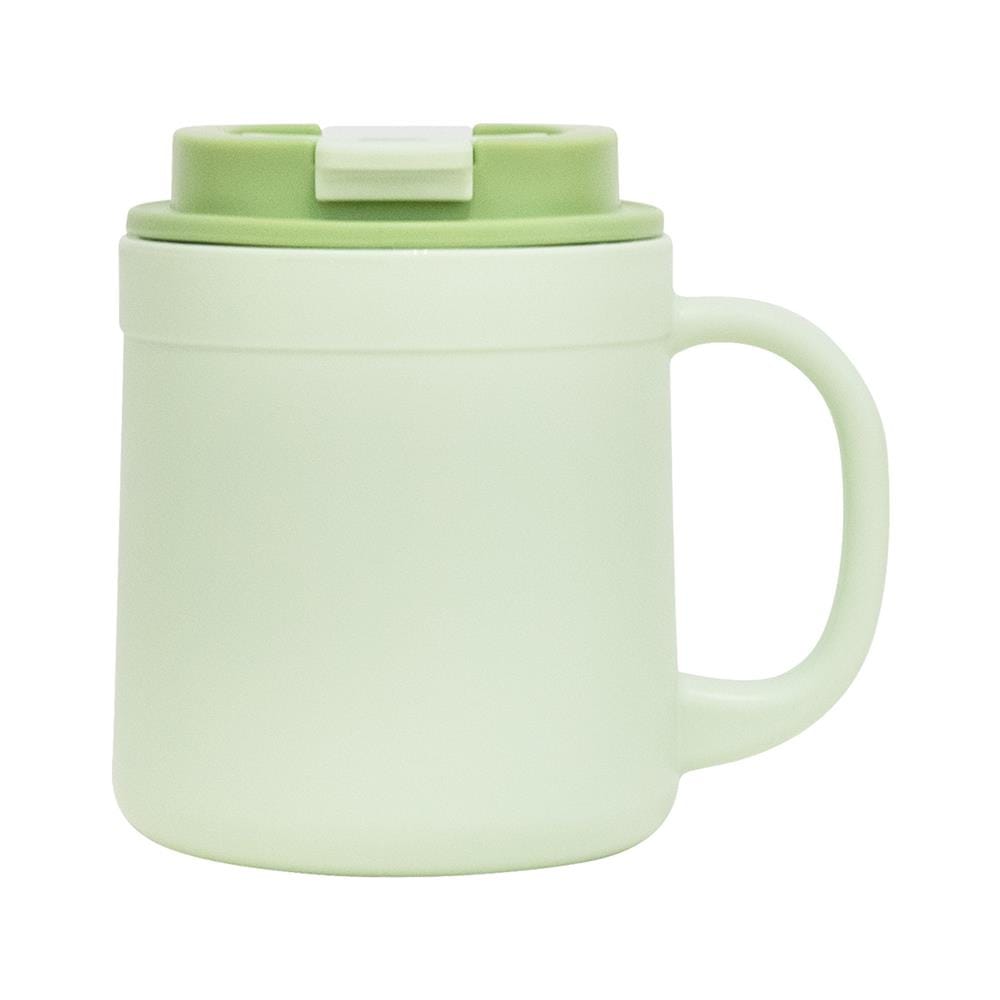 แก้วน้ำมีฝา 0.44 ลิตร DOUBLE LOCK TABLE MUG NO.1805 สีเขียว