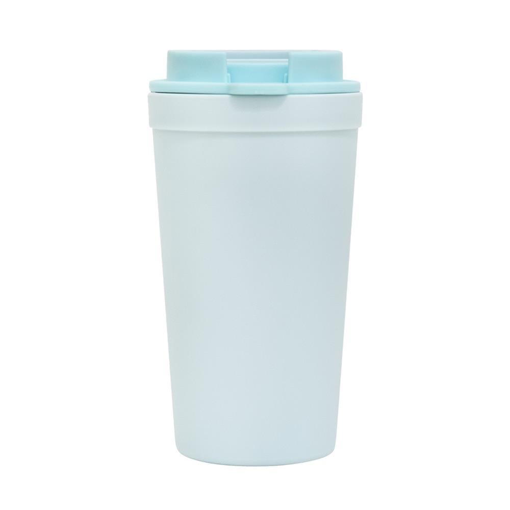 แก้วน้ำมีฝา 0.6 ลิตร DOUBLE LOCK FLIP&SIP NO.1802 สีฟ้า